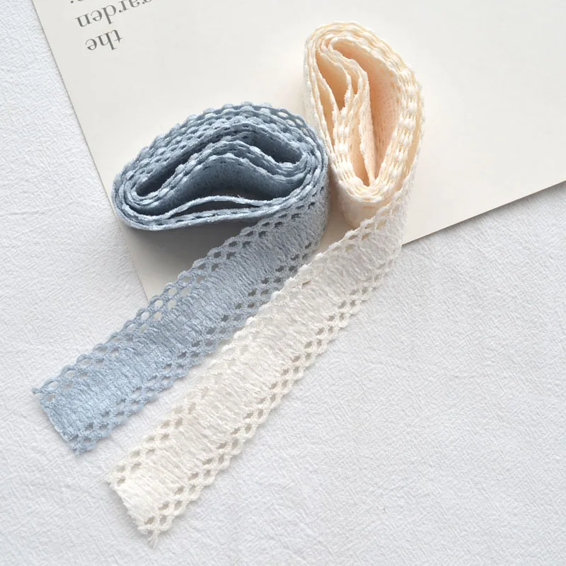 Ribbon Bow Hairpin Material DIY Hair Accessories Head Jewelry 25MM Hollow Lace Polyester Webbing lace trim