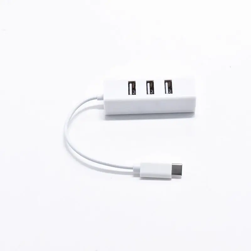 Cheap Wholesale plastic Type C 4in 1 4 Port USB Hub 2.0 divider