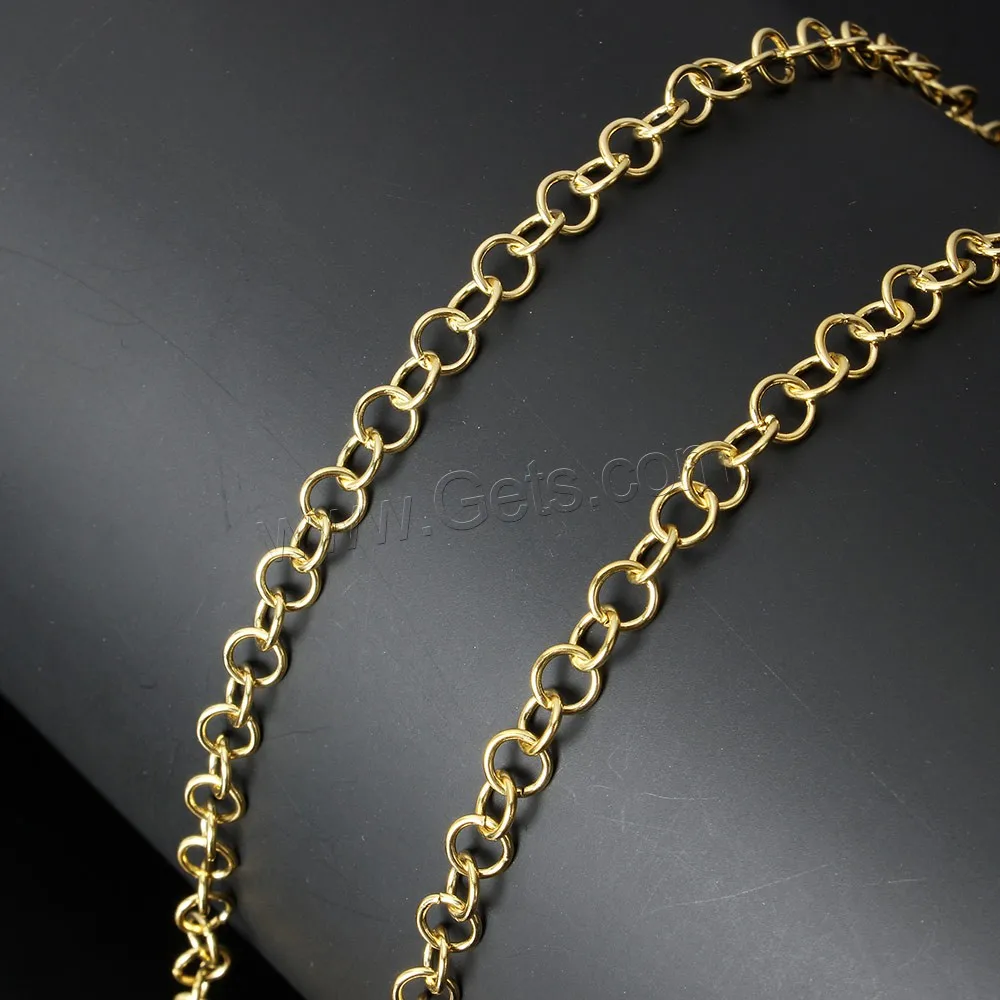 New Stainless Steel Circle Chain plastic spool reel bobbin round link chain 5x5x0.8mm 1109106