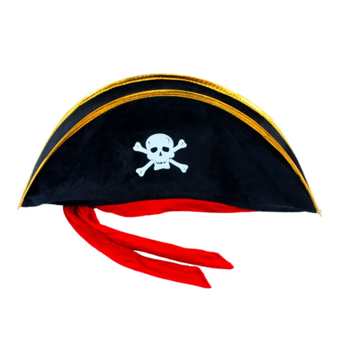 Factory Wholesale Halloween Pirate Skull Pirate Flag Corsair Hat For Party