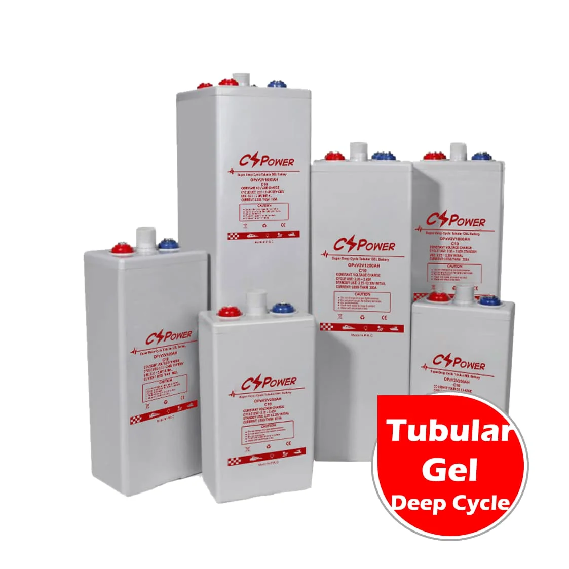 CSPower 2V 250Ah аккумуляторная трубчатая затопленная батарея opzv для солнечной установки китайского производства OPzV2-250 5OPzV250 РИТ