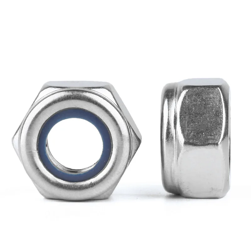 Самоблокирующаяся гайка nylock из нержавеющей стали 304 316