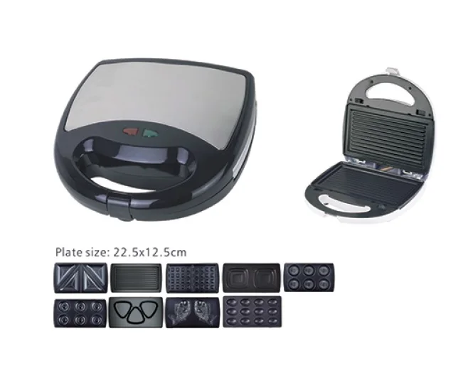 2020 hot sell Compact and Easy to Clean Stainless steel Sandwich Toaster Makers