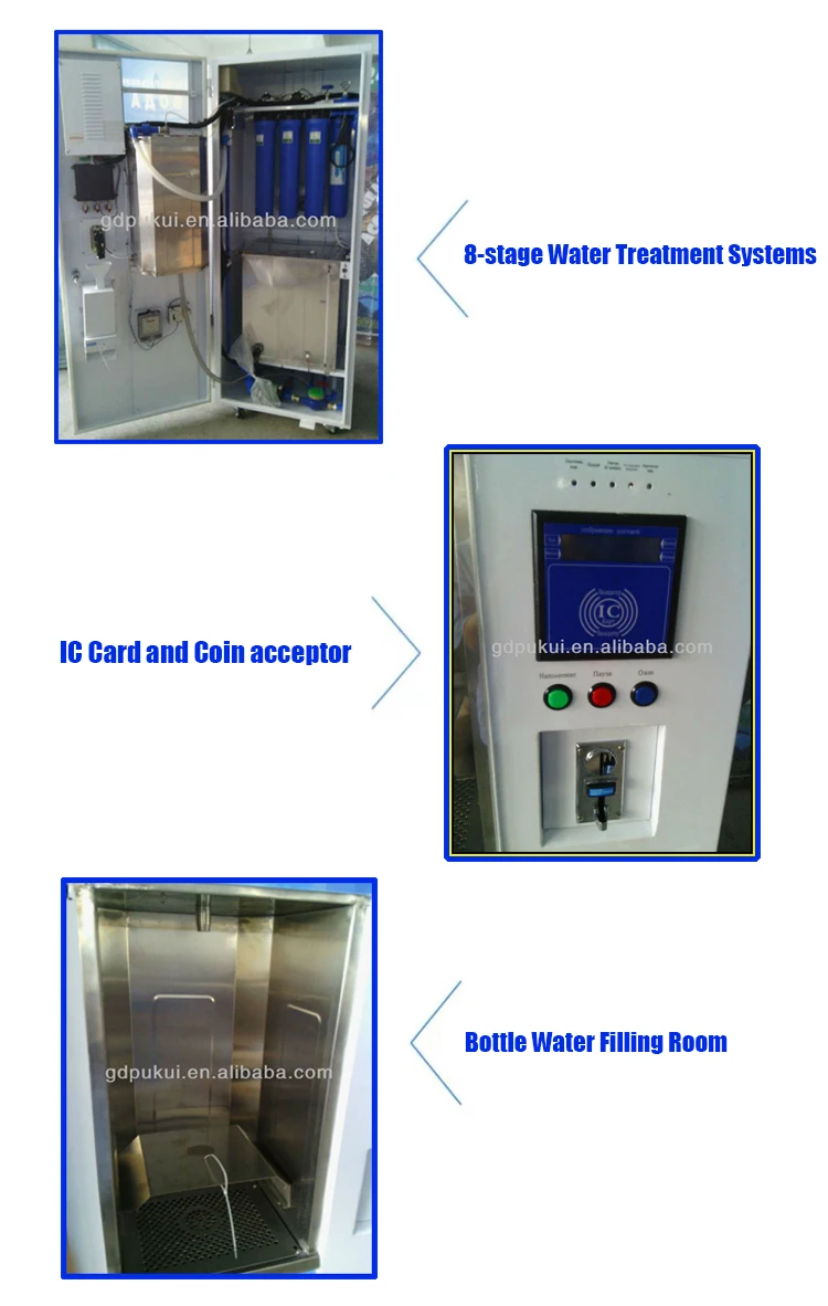 Water Vending Station & Water Vendor White Black (OEM) CN;GUA Pukui