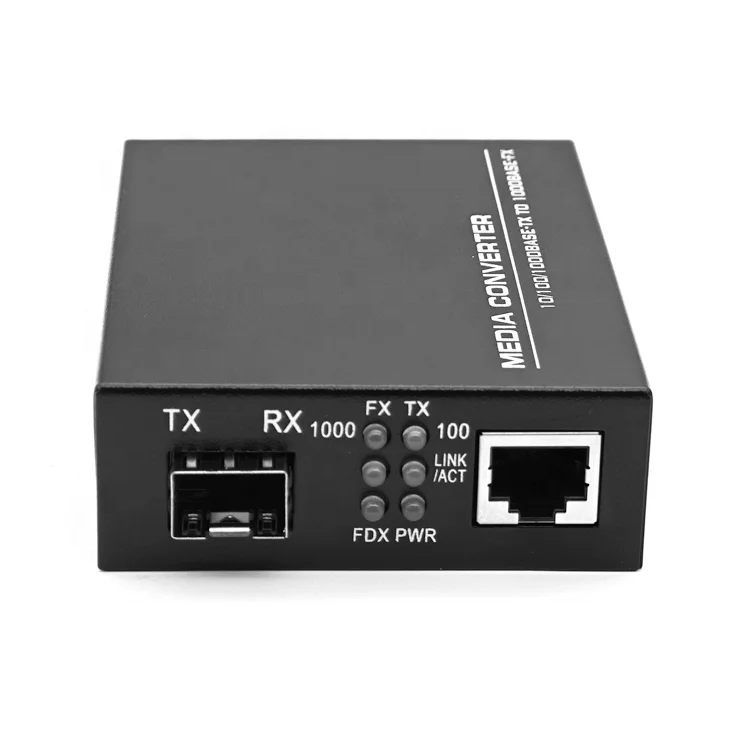 1 RJ45 Port 1 SFP Optical Media converter 10/100/1000Mbps Ethernet Converter Gigabit Optic SFP Network Switch