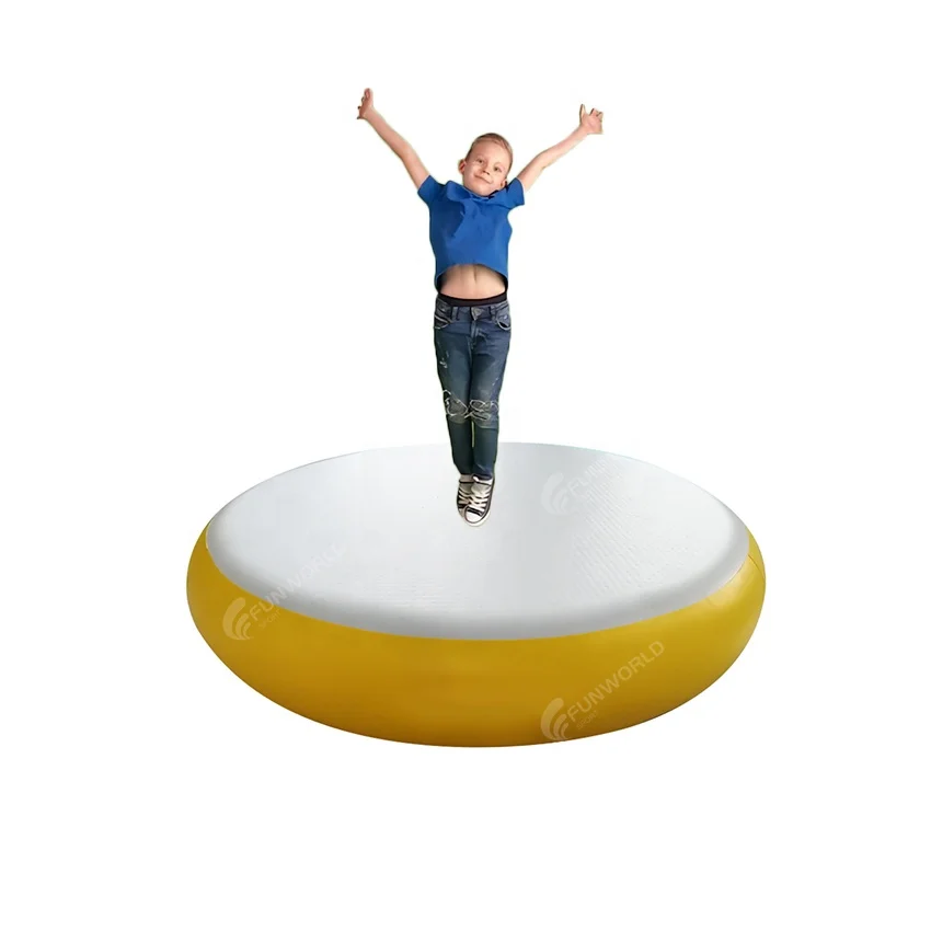 Funworldsport 100cm Indoor Outdoor Inflatable Jump Spot safe Jumping Fun for Children