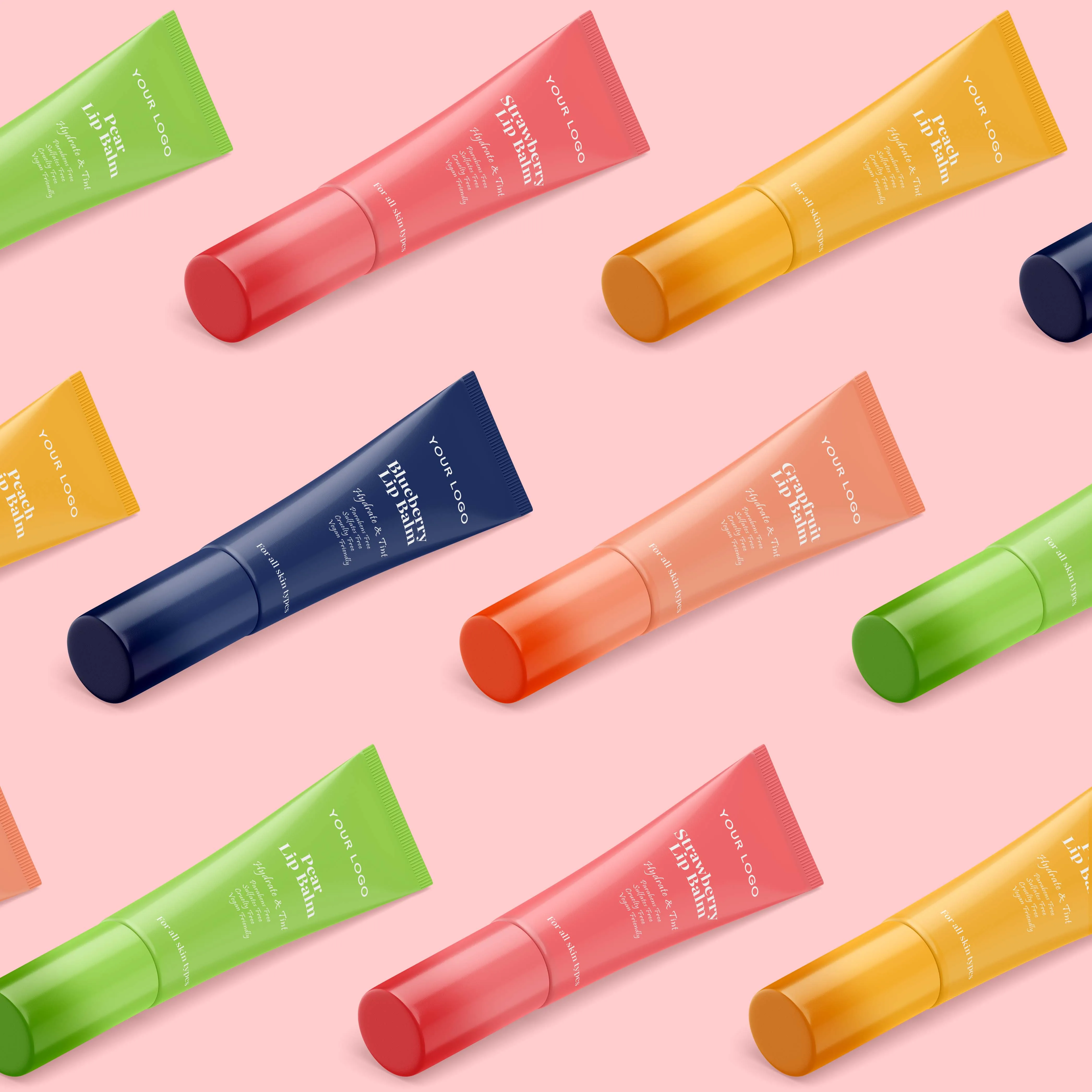 SEDEX AUDIT частная марка Уход за губами Пользовательский логотип тонированный бальзам для губ