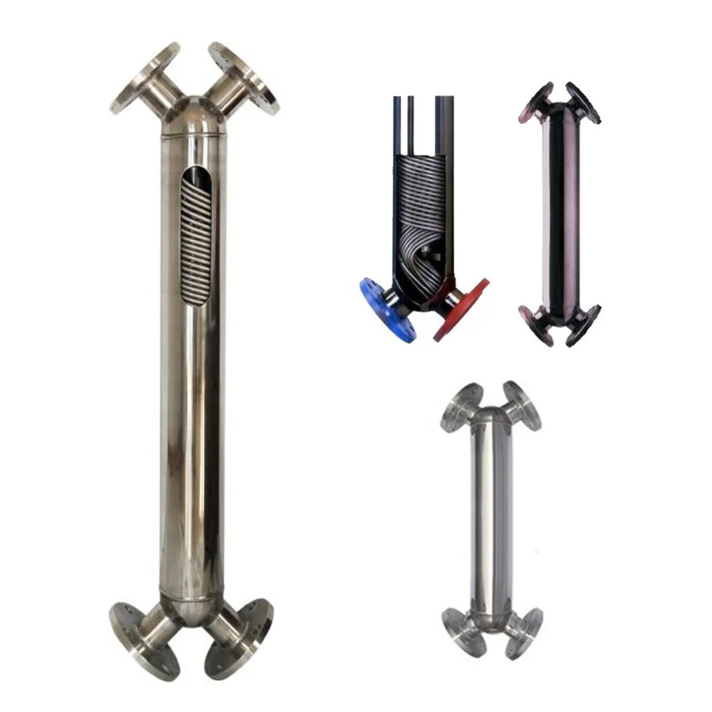 Diesel Generator Exhaust Smoke Gas Heat Recovery Cooling Heat Exchanger Shell And Tube Heat Exchanger