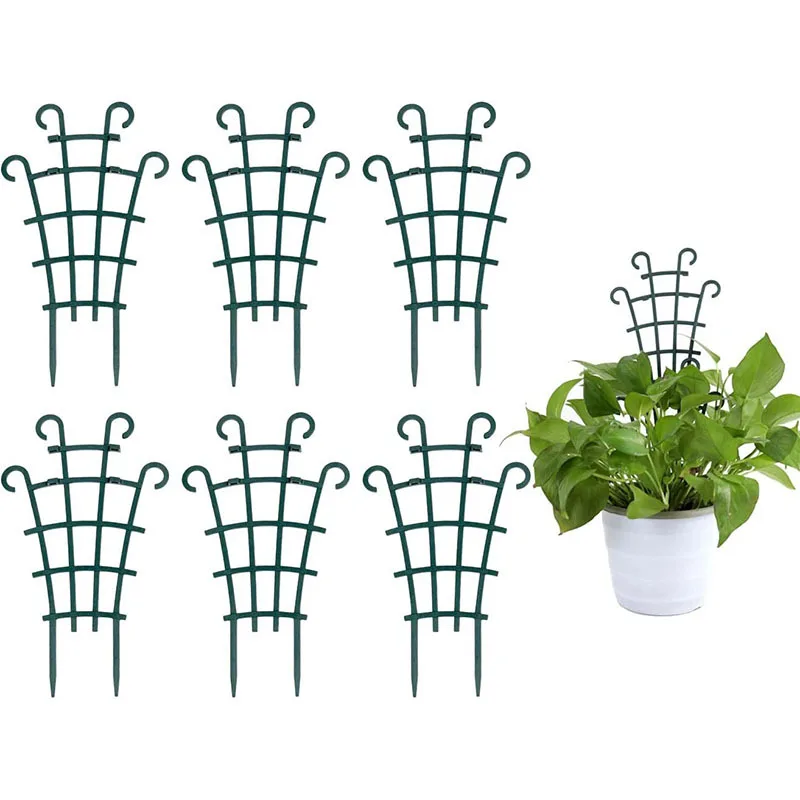 Plastic Garden Trellis Plant Grow Support Frame for Climbing Plants Support Stakes Vegetables Flowers Fruits