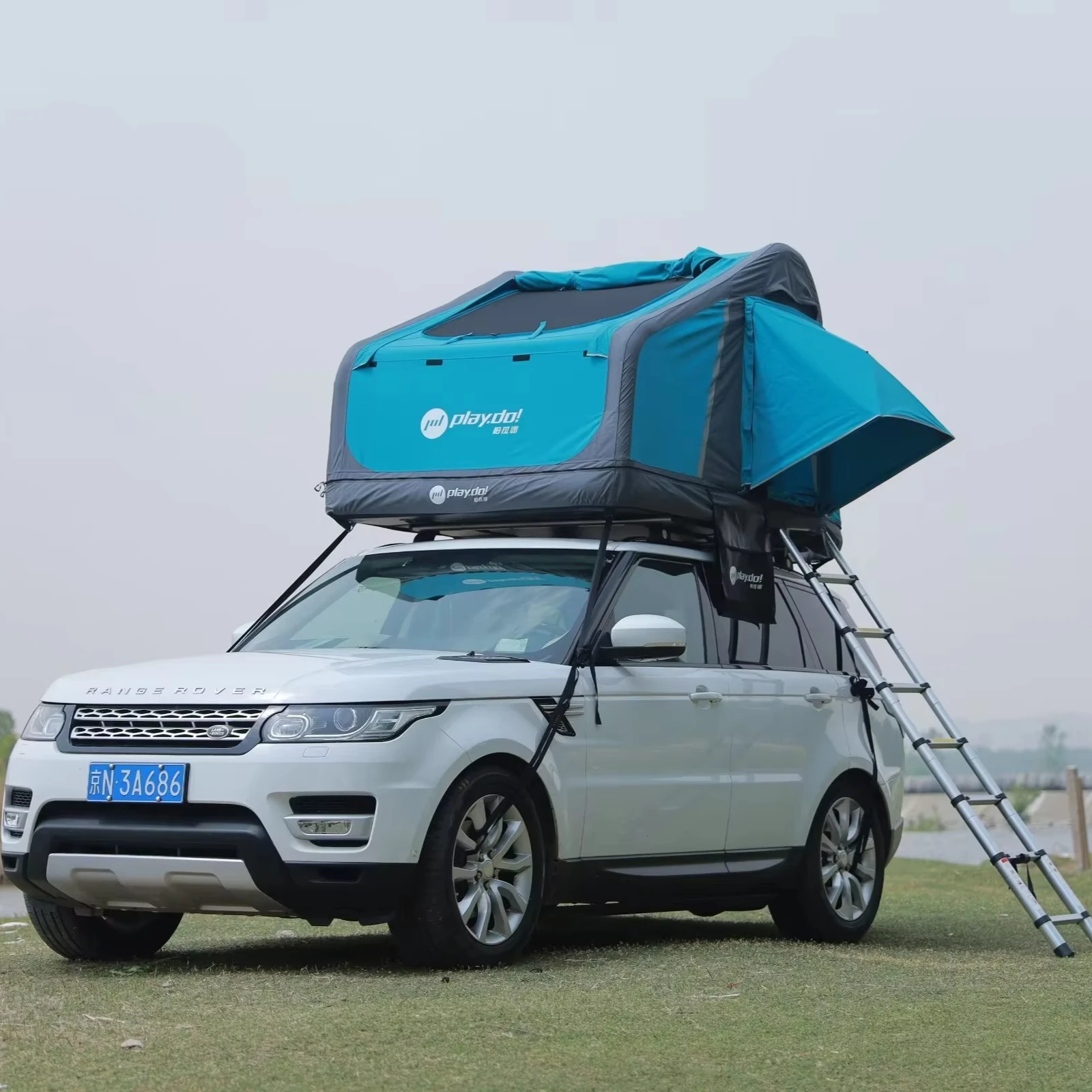 Unistrengh 2022 Inflatable Car Camping 3 People Waterproof Rooftop Roof Top Tent for Sale