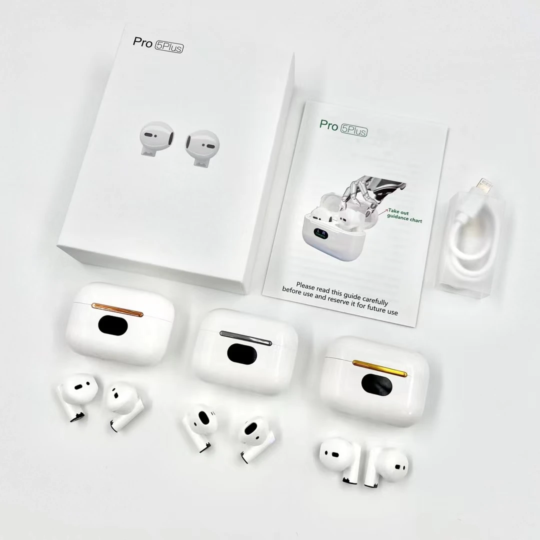 Mini Tws Pro 5 Plus Earbuds Wireless Earphone With Charging Case Led display