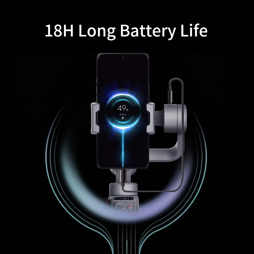3 Axis Gimbal Stabilizer Handheld Anti-shake Camera Stabilizer 5200mAh Rechargeable Camera Gimbal