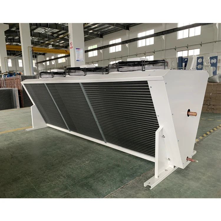 Ruixue V Type Air Cooled Condenser Used for Cold Room Refrigeration Unit with Fans