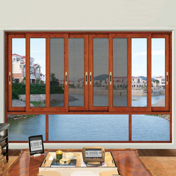 Professional suppliers slim profile glass sliding small slit aluminum glass window