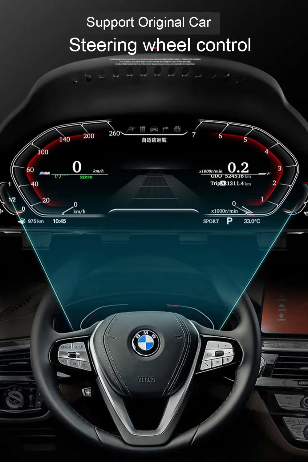Для BMW Series 3 Оригинальный Автомобильный цифровой кластер для серии E90 E91 E92 E93 ЖК-Спидометр