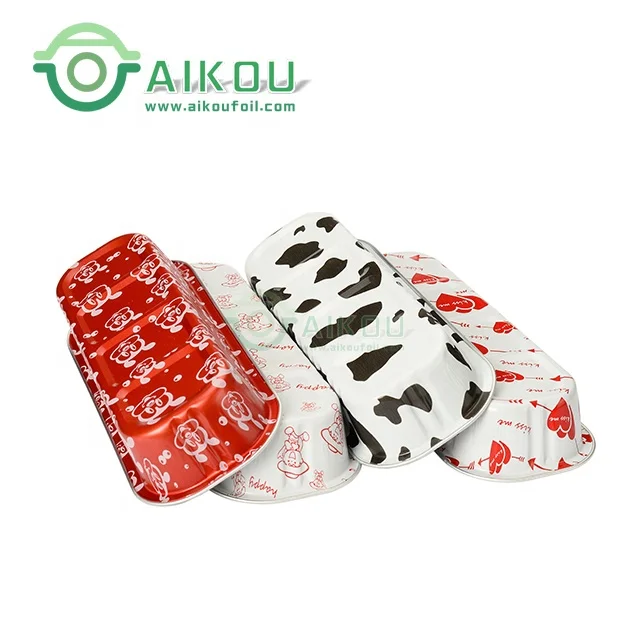 Ovenable disposable containers colorful caramel pudding cup aluminium muffin cake bakery container foil baking & pastry tools