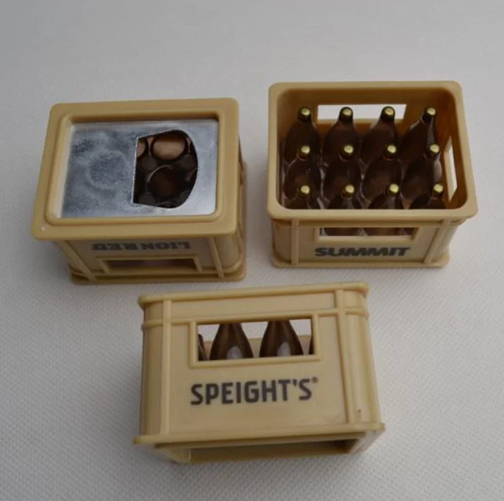 ABS plastic beer box crate shape bottle opener