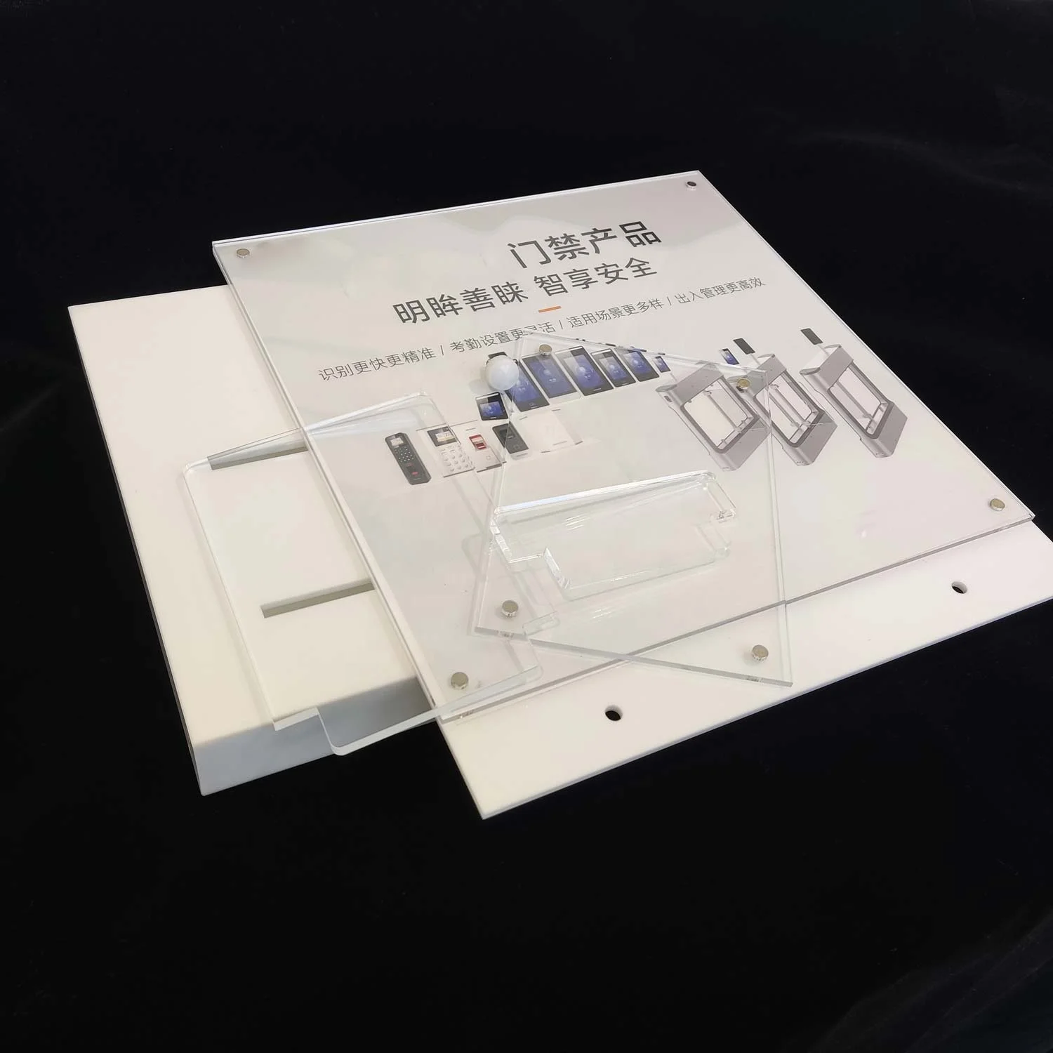 Custom Acrylic display rack Detachable display stand cosmetic  mobile phone  products Acrylic display stand