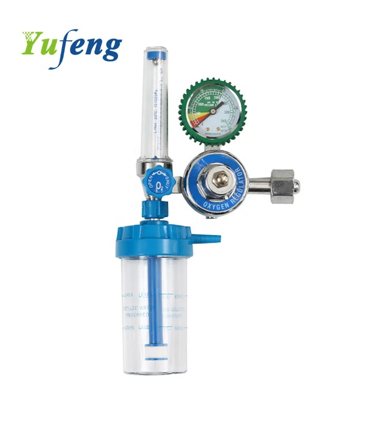 BullNose  Medical Oxygen Pressure Regulator With Humidifier Bottle private label first aid kit