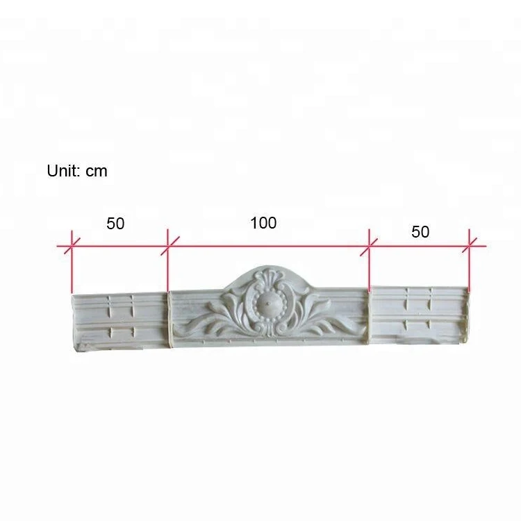 abs plastic arch window moulding designs