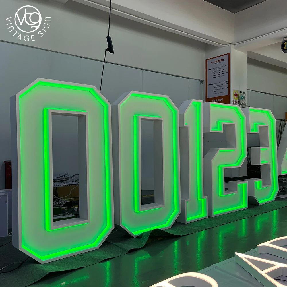 0-9 4ft Marquee Number Letters LED Alphabet Wedding Birthday Decor With Factory Prices