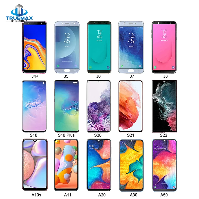 Ekran for Sumsung Galaxy Note 4 8 S10 5G G977 J2 Thuch J7 2016 Fold Z 3 Original Lcd Display Touch Screen Panel Combo