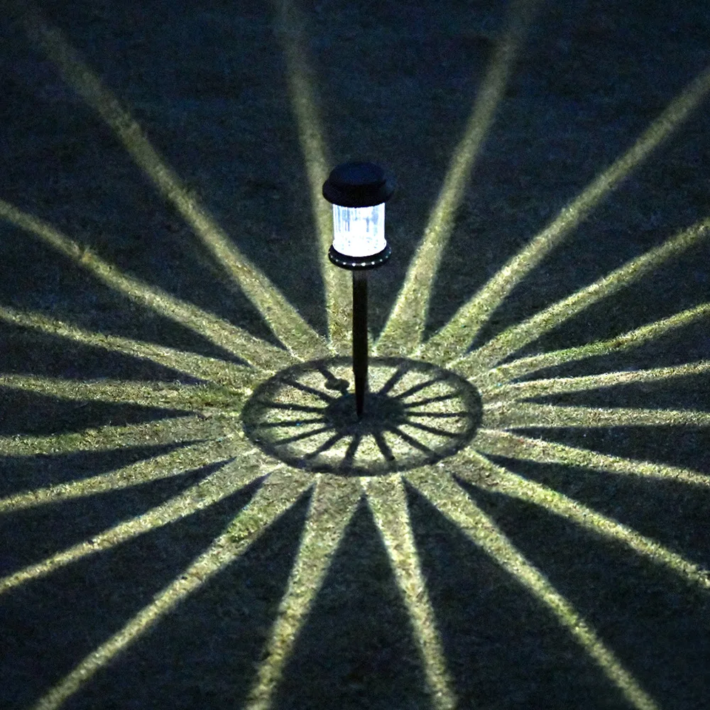Solar Decorative IP65 Waterproof Country Yard Grass Lawn Stake Light Shadow Lamp