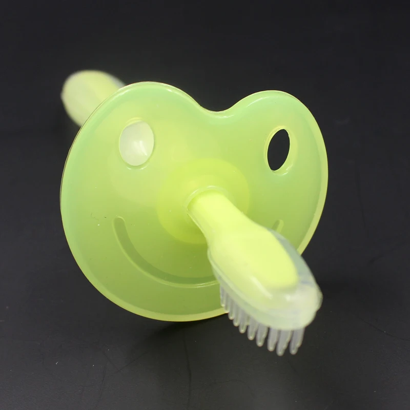  Avoid Swallowing Blue Handle Baby Silicone