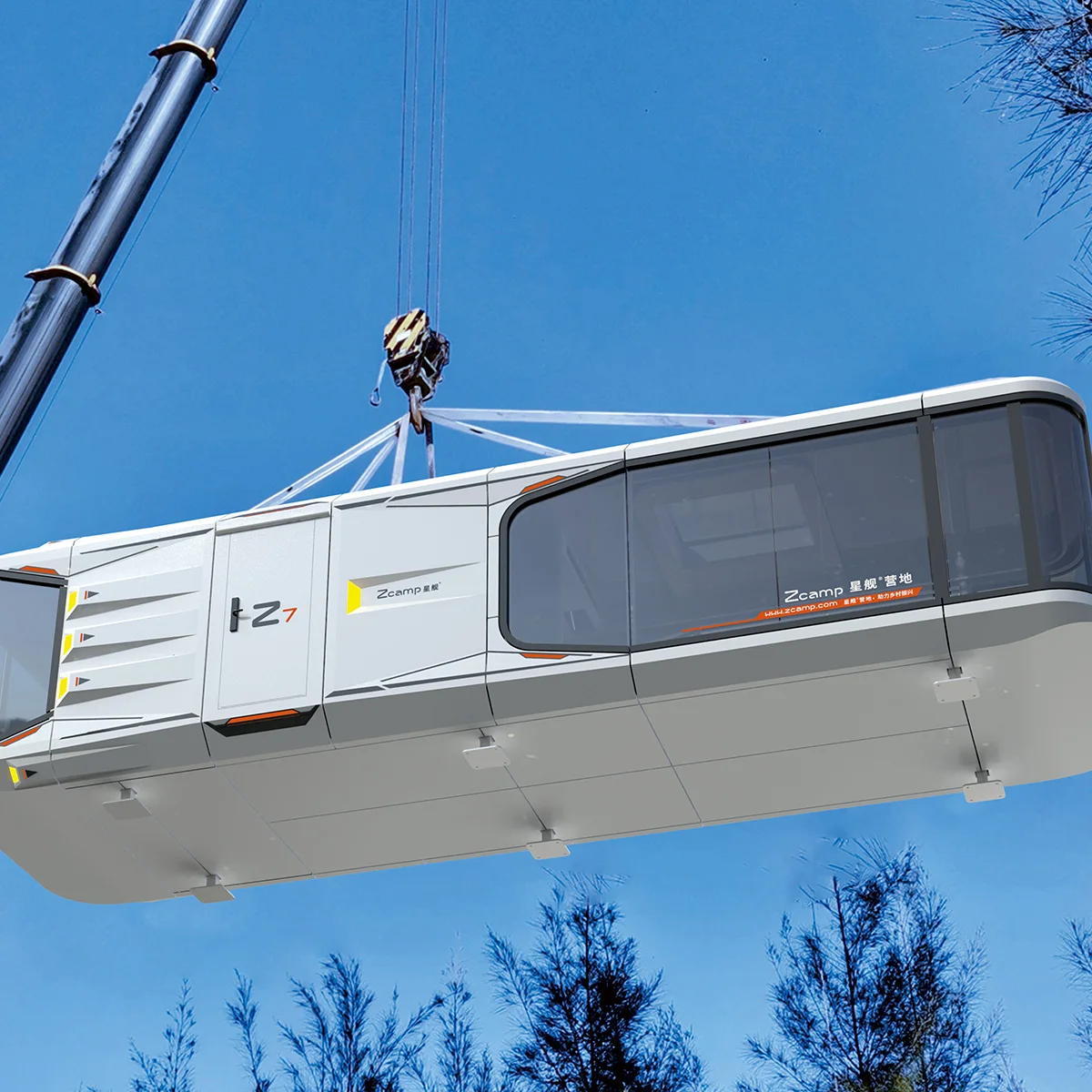 Z5 tiny houses portable mobile house tiny camping easy assemble aluminum alloy prefab house outdoor glass capsule hotel modern