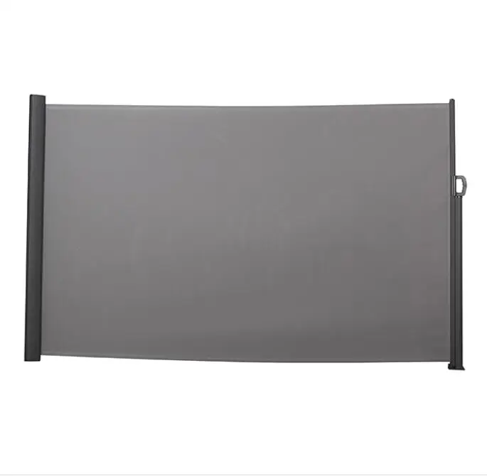 Brown Box Packing Support Dark Gray Retractable Awning Sunshade Screen Outdoor Folding Patio Side Awning Side Sun Shade