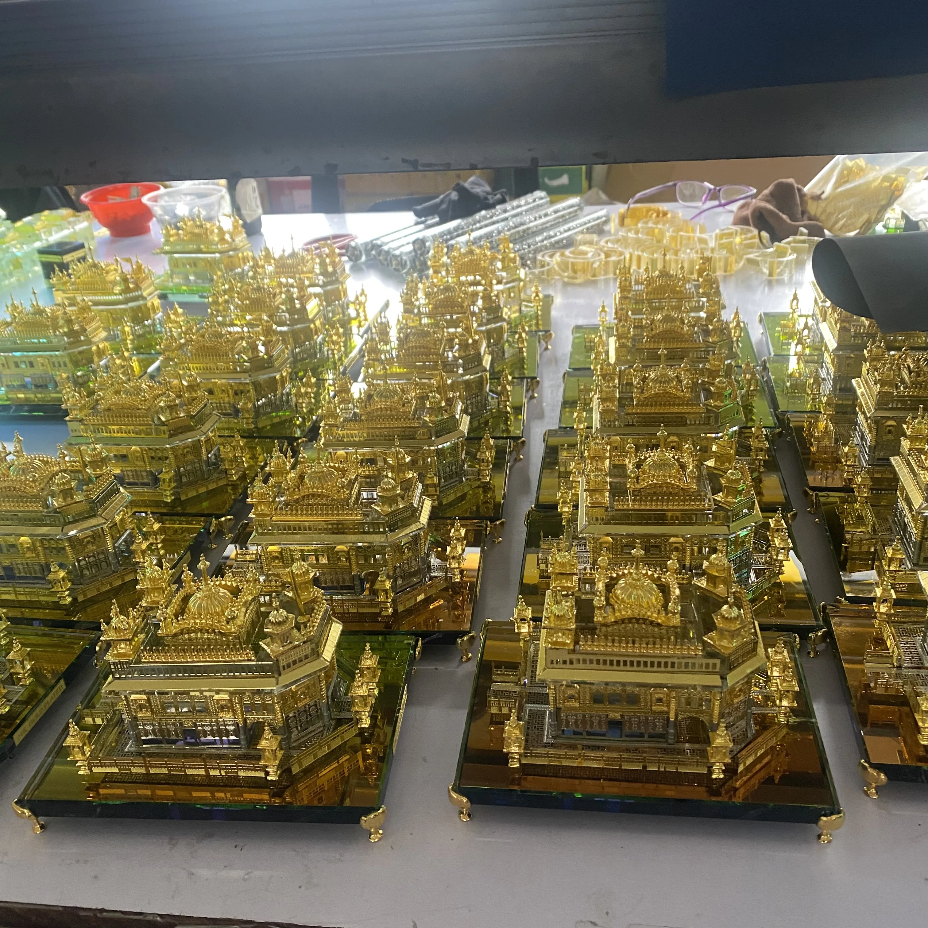 India Golden Temple sikh sikhism model temple Religious gifts Crystal decoration Crystal Model for Business