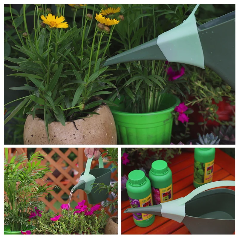  China Wholesale Modern Indoor 1.2 L Green Plant Plastic Garden Watering