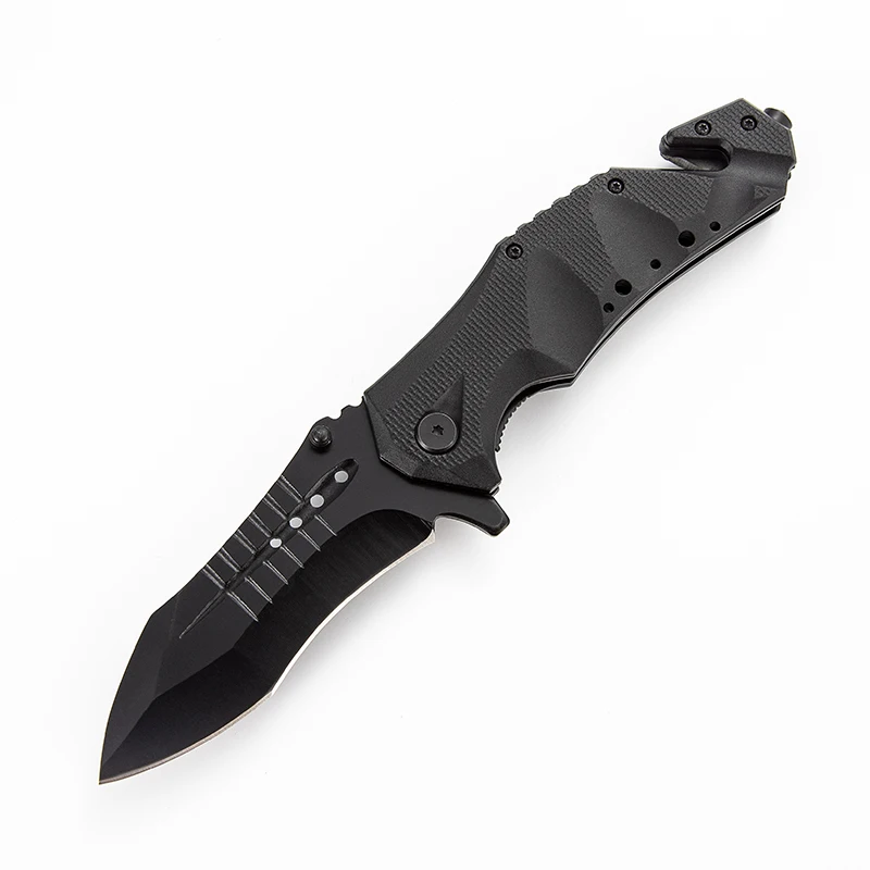 Стальной складной нож с антикоррозийным покрытием 3cr13 kukri с алюминиевой ручкой Походный нож для выживания охоты