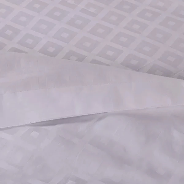 White Cotton Fabric  bedding set