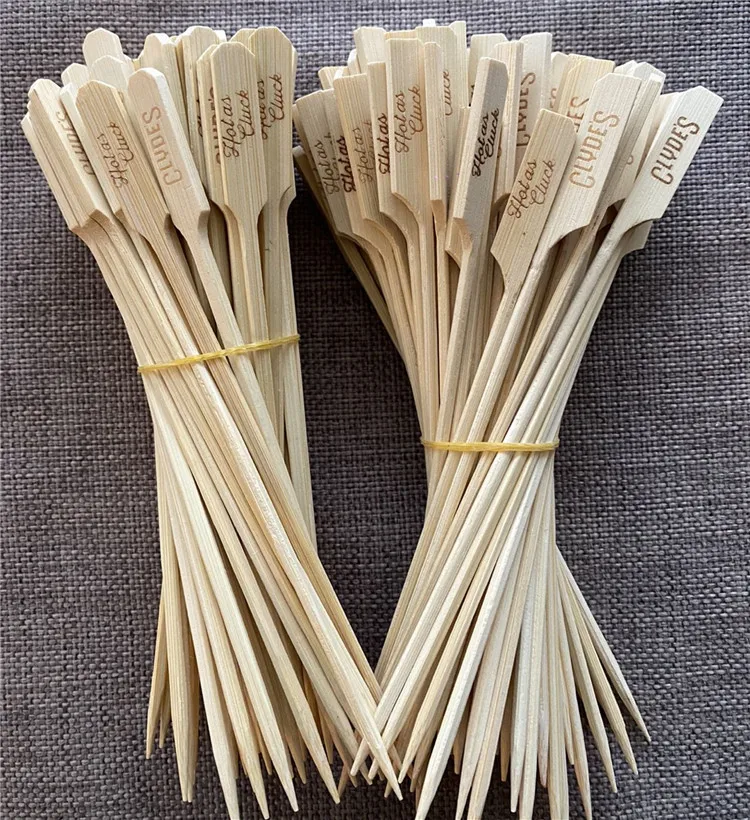 Высококачественные бамбуковые и деревянные шампуры для барбекю