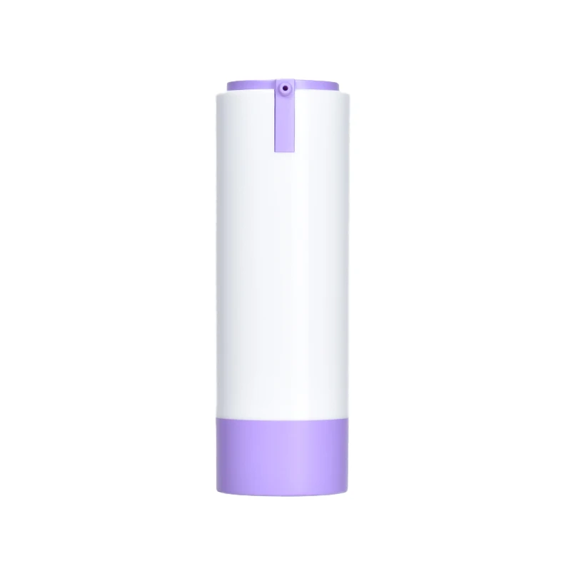 High Quality Eco-Friendly Custom Plastic Luxury Cosmetic Pump Lotion ABS Airless Bottle with Logo Printing and Seal