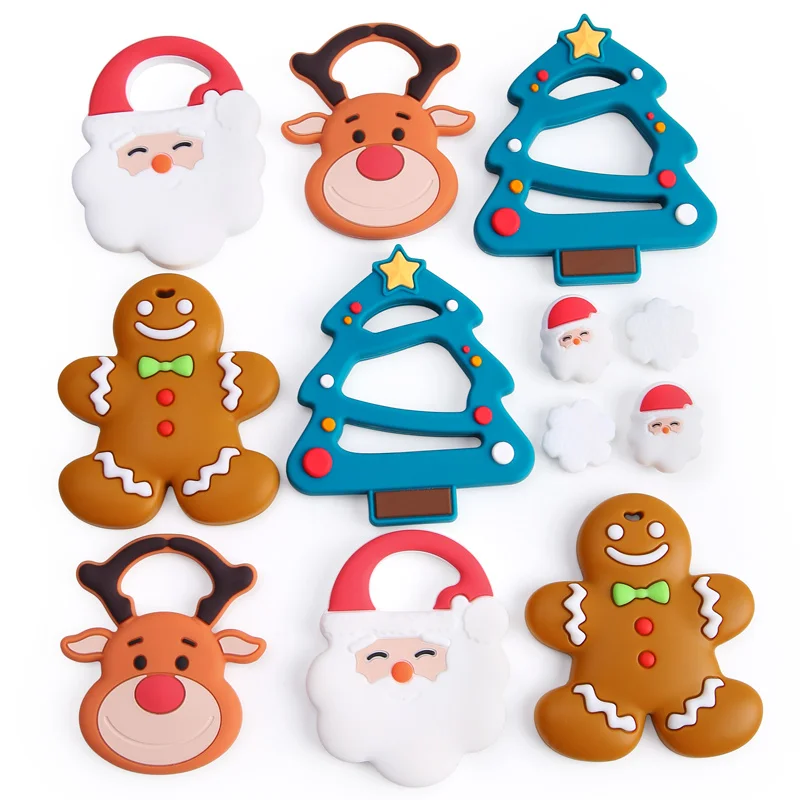 New Arrivals Bpa Free Gift Box Set Teether Silicone Removable Chewing Silicone Hand Teether