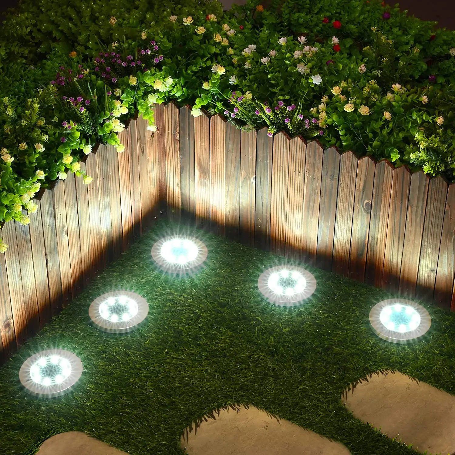 Solar Outdoor Lawn Plug Lamp Decoration Garden Villa Courtyard Waterproof Buried Lamp