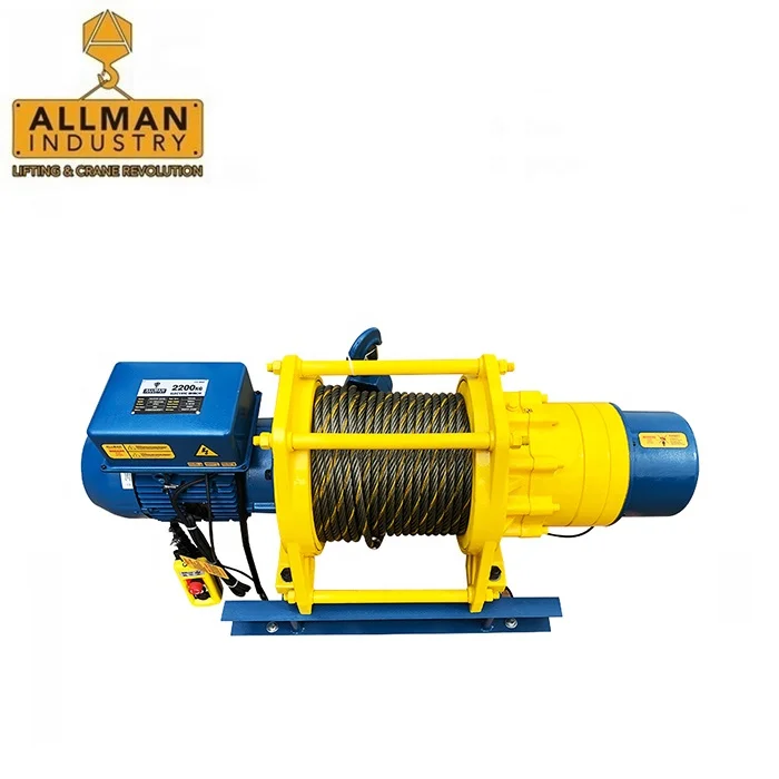 Construction Electric Winch Hoist 2 ton Electric Wire Rope Winch Machine For Sale