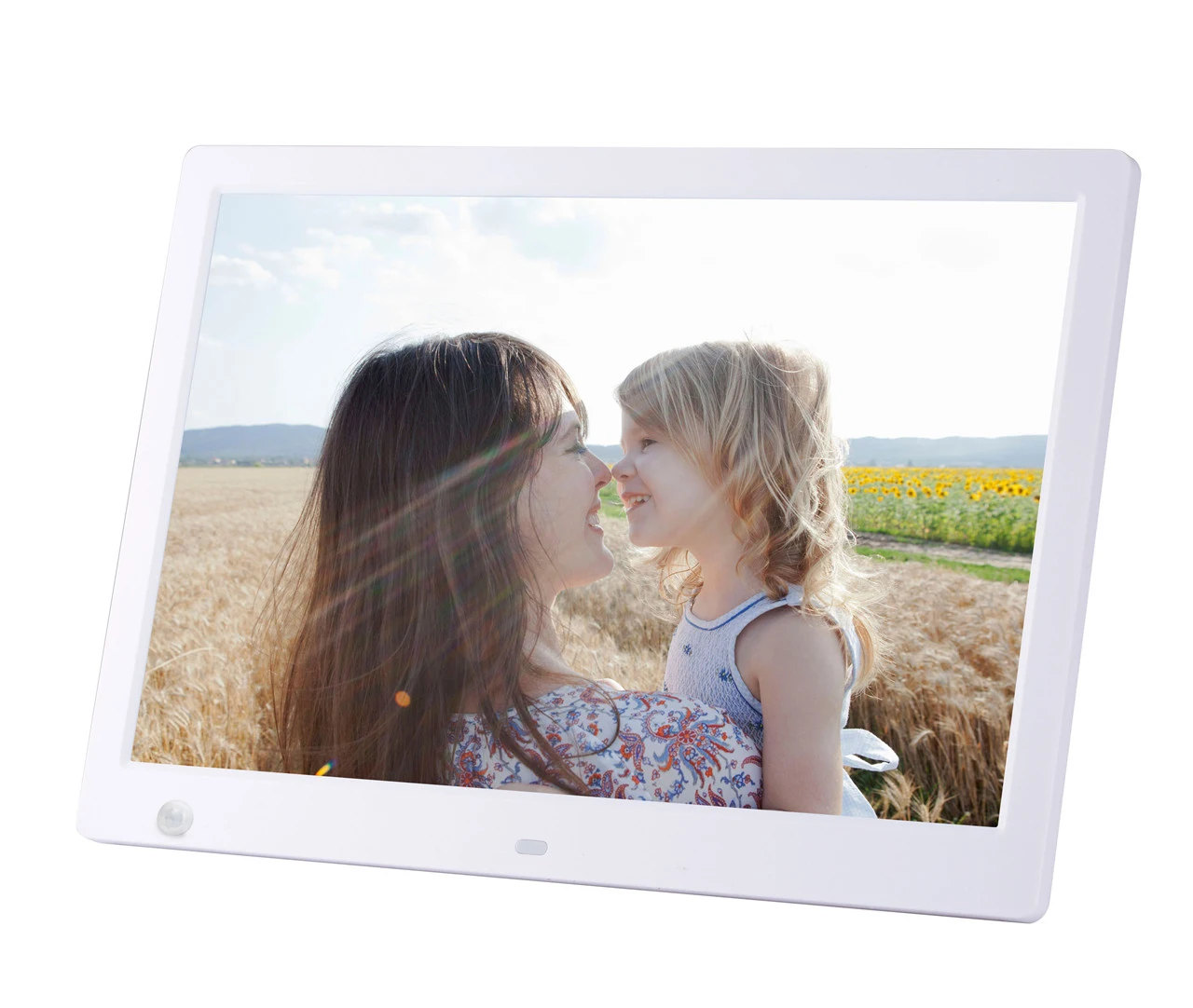 13 дюймовая цифровая фоторамка 1280x800 высокой четкости изображения/Mp3 на мобильном телефоне/видео игр с датчиком движения цифровой плеер рекламы для