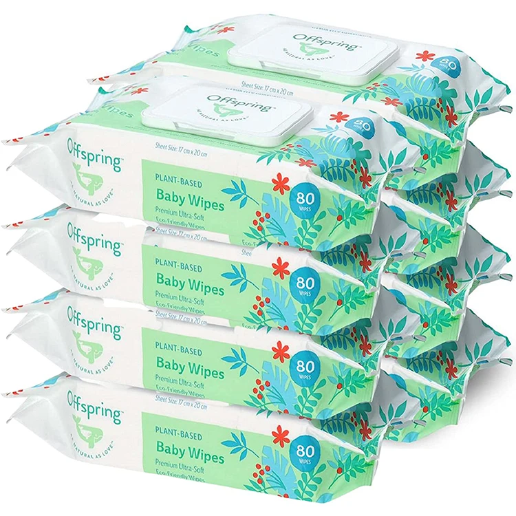 New products biodegradable sensitive environmentally friendly soft baby wipes wet wipes with aloe baby
