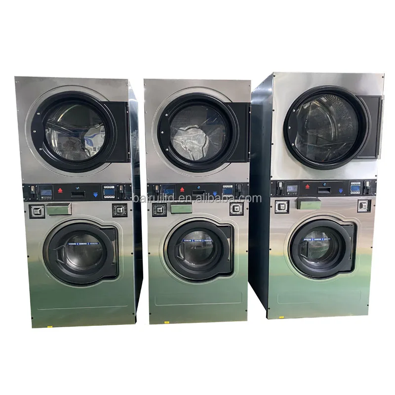 Automatic stainless  drying and drying machines with gas heating