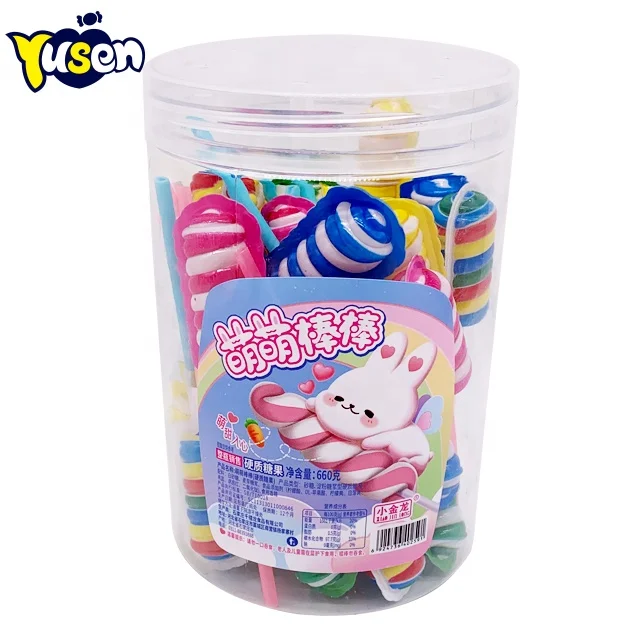 Wholesale Fruity Flavor Lollipop Multi-Color Candy with Low Minimum Order Quantity