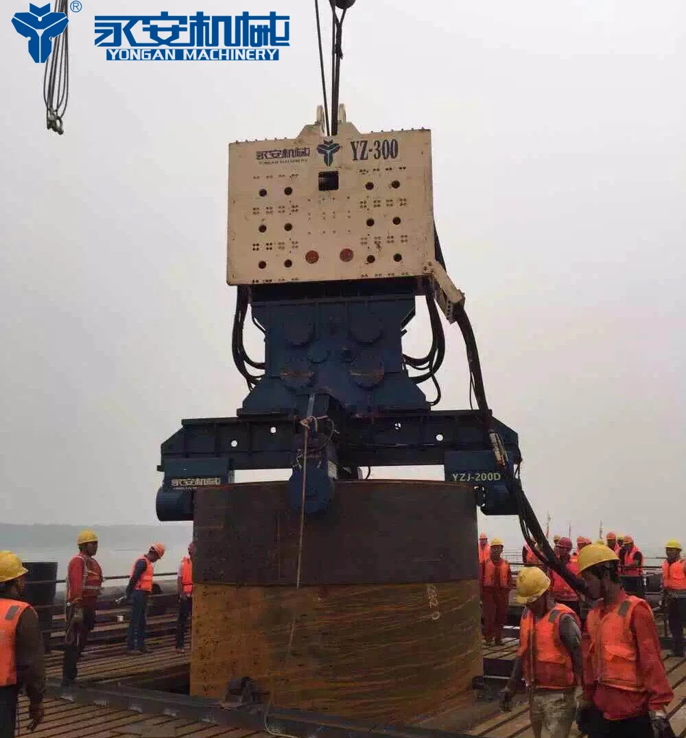YZ180 pile driver hydraulic Vibratory Hammer for pile foundation