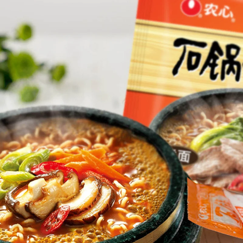 Wholesale price Instant Noodles Supper Instant Ramen Stone Pot Beef flavor Ramen 600g