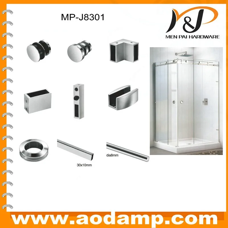 
bathroom glass clip New popular european style steam shower room MP-J8301 