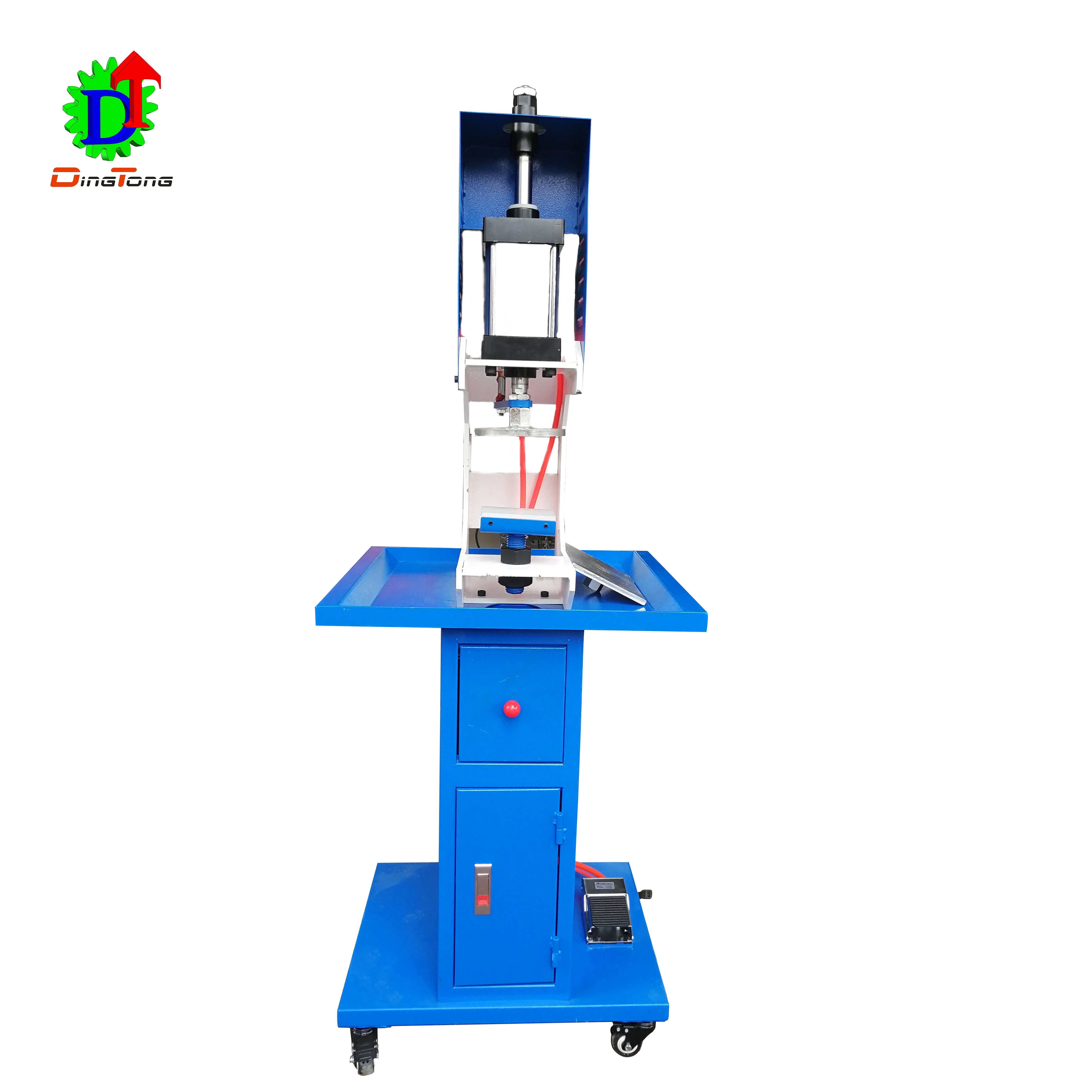 DT-868 Easy Operation Pneumatic Leather Belt Wallet Shoe Sole Upper Manual Hole Punching Machine