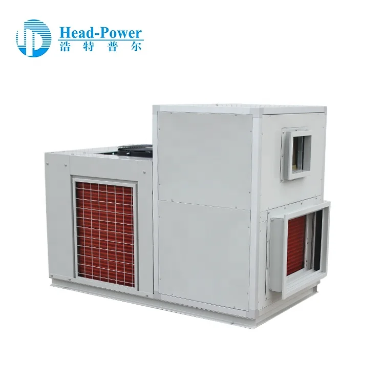 10TON Commercial Use Anti-corrosion Copper Fins Rooftop Packaged Unit Customized Central Air Conditioner Good Price
