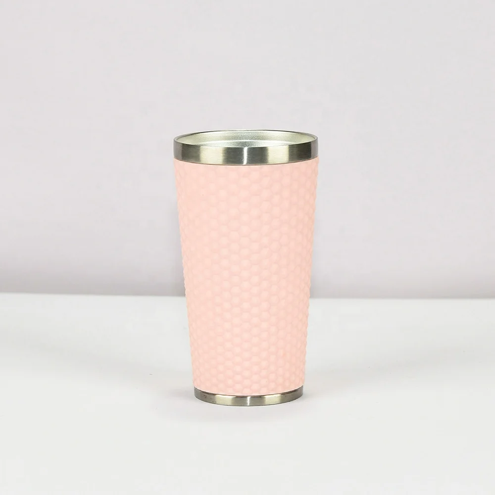 2021 Fly Cup Coffee Mug with Silicone 304 Stainless Steel,stainless Steel Mugs Special Design Double Wall SS Sublimation Travel