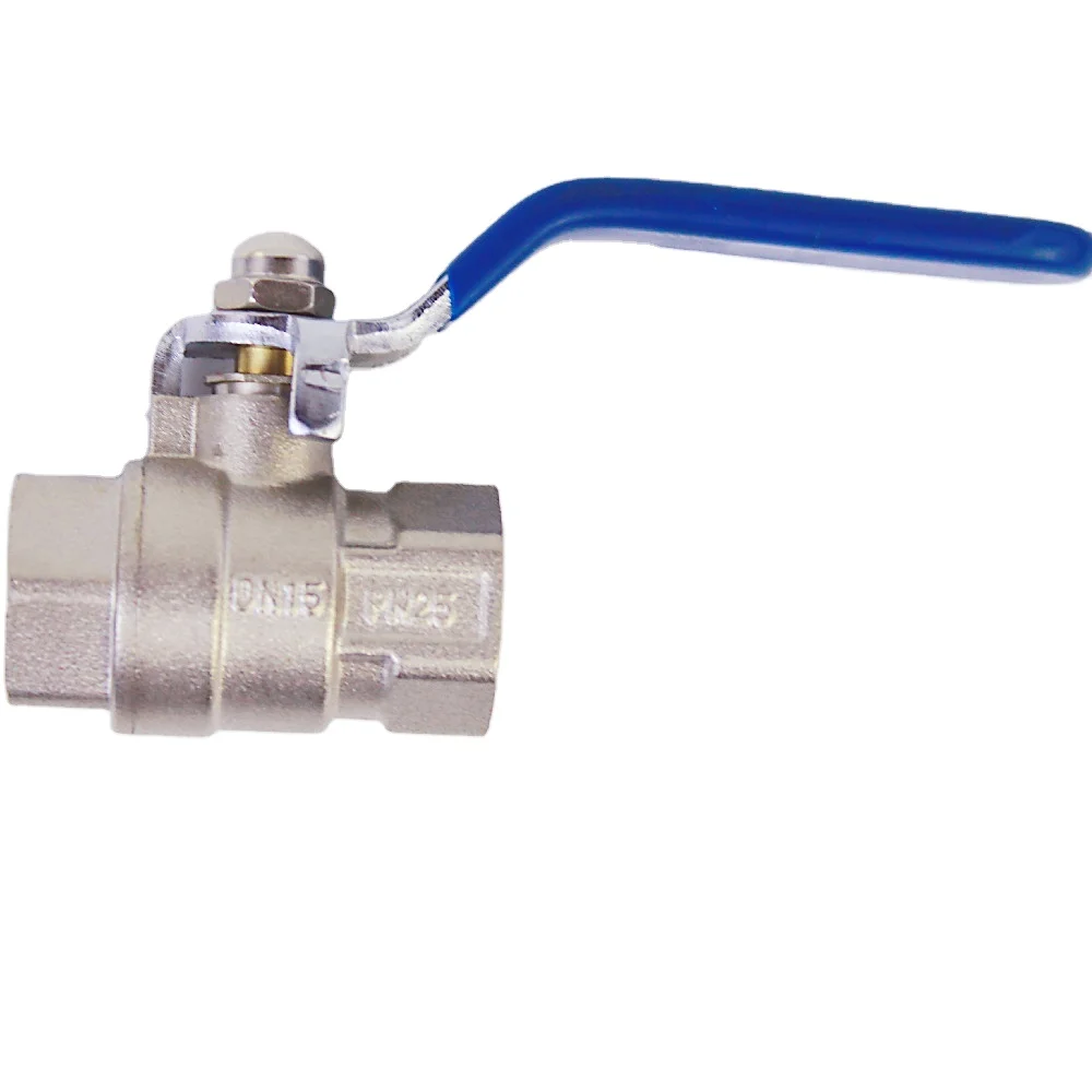 China manufacturer water female small  steel ball valve Copper Brass Body Iron Hand Wheel ball valve BSP and NPT Threaded Water